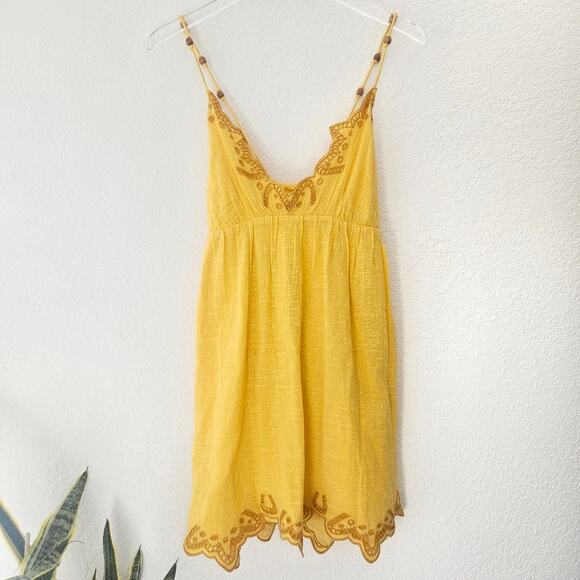 REVOLVE x House of Harlow 1960 Ravelo Mini Dress in Yellow Size M - Picture 3 of 10
